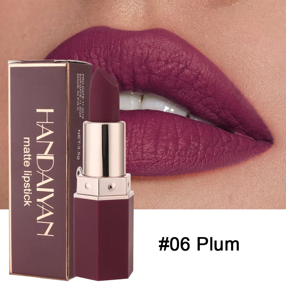 6-Color Matte Lipstick , Non-Fading, Non-Stick Cup Long-Lasting Velvet Finish, Smooth Matte Lip Color Waterproof Smudge-proof - My Vixen Vault
