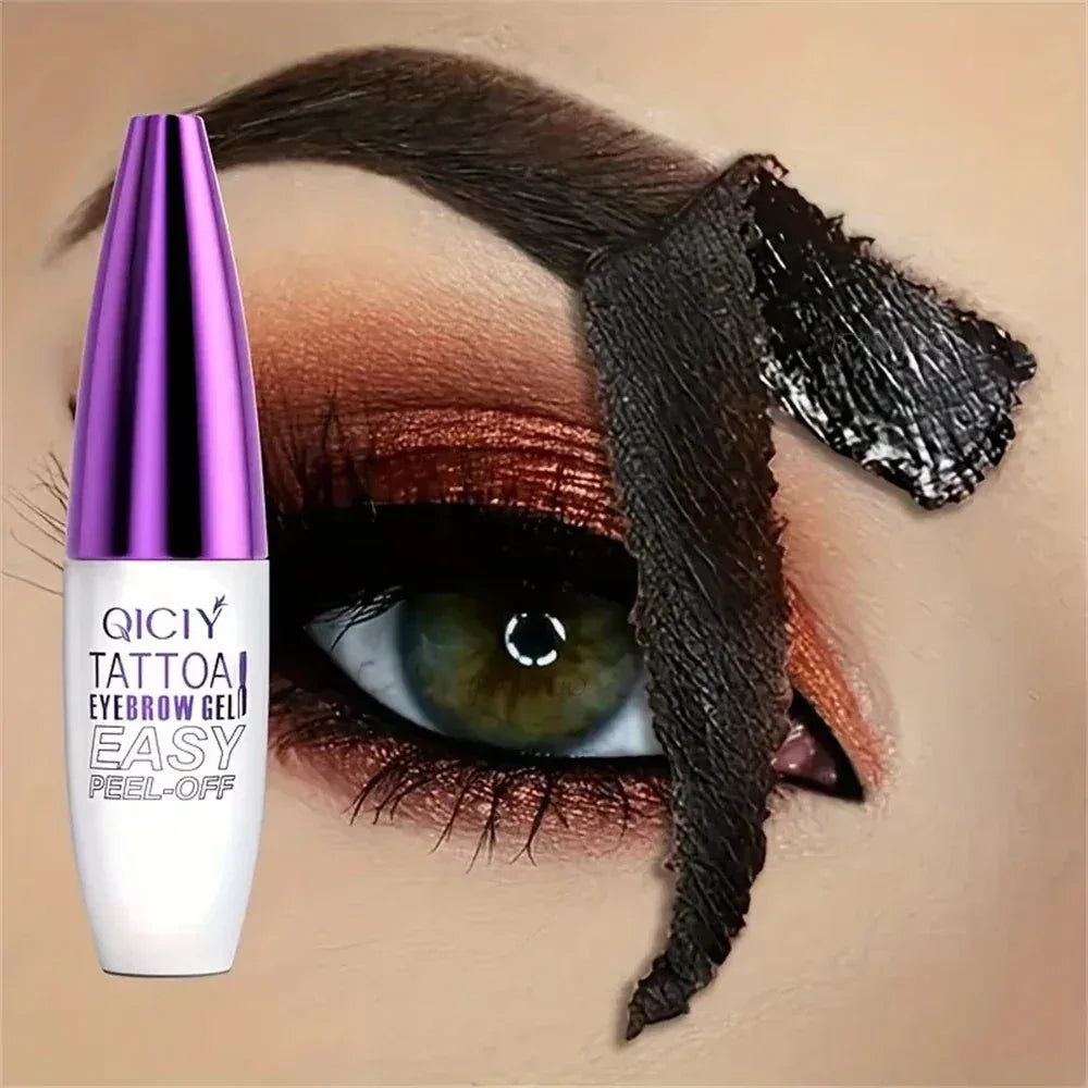 Lasting 3 Days Tattoo Easy Peel Off Eyebrow Gel Cream Types Long-Lasting Smudge-Proof Sweat Resistant Waterproof Cosmetics - My Vixen Vault