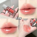 Gege Bear Glittering Mirror Lip Glaze, Watery Shimmering Light Lip Gloss Makeup 8 Colors, Hydrating Moisturizing, Long Lasting.