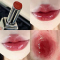 Water Light Lipstick Waterproof Crystal Mirror Lipstick Lasting Glass Jelly Lip Tint Natural Moisturizer Non-stick Cup Lip Glaze.