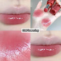 Gege Bear Mirror Gloss Lipstick — Ice-Translucent Water-Gloss Finish, Plumping and Hydrating.