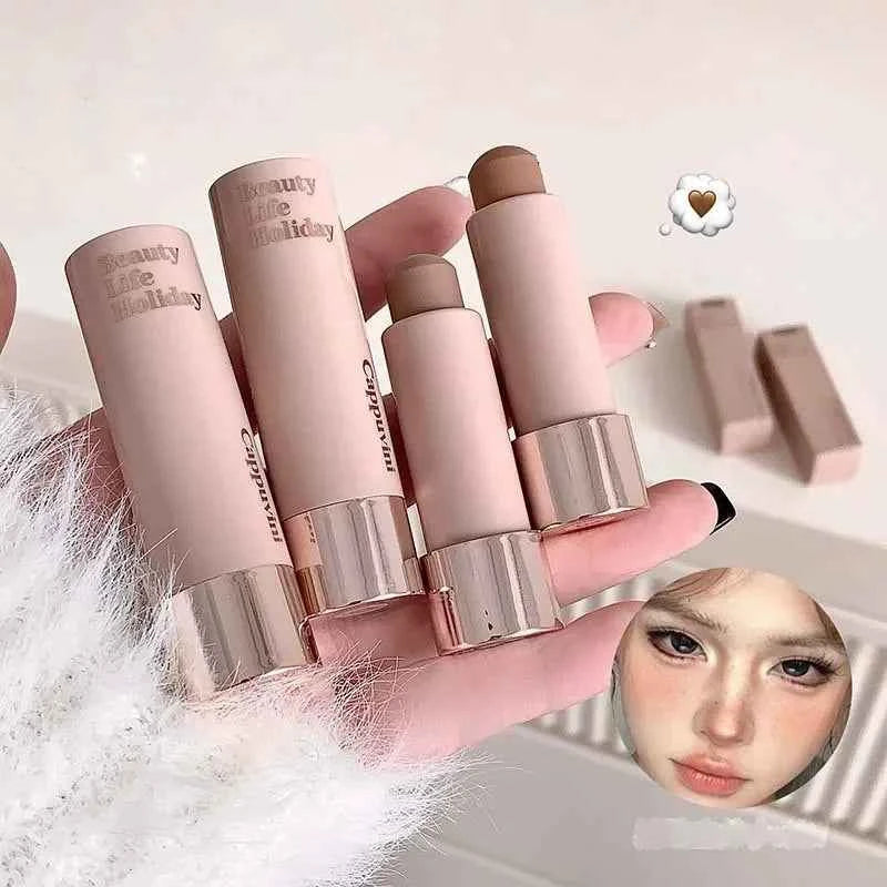 High-light Contour Shadow Stick Moisturizing Matte Concealer 3D Nose Shadow Waterproof Face Highlight Brighten Contour Makeup.