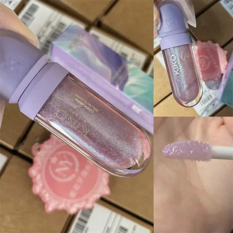 Hot Sales 3D Liquid Lip Glaze Transparent Lip Mirror Lipstick Nourishing Glossy Full Lips Not Fading Milk Tea Bean Paste Makeup - My Vixen Vault