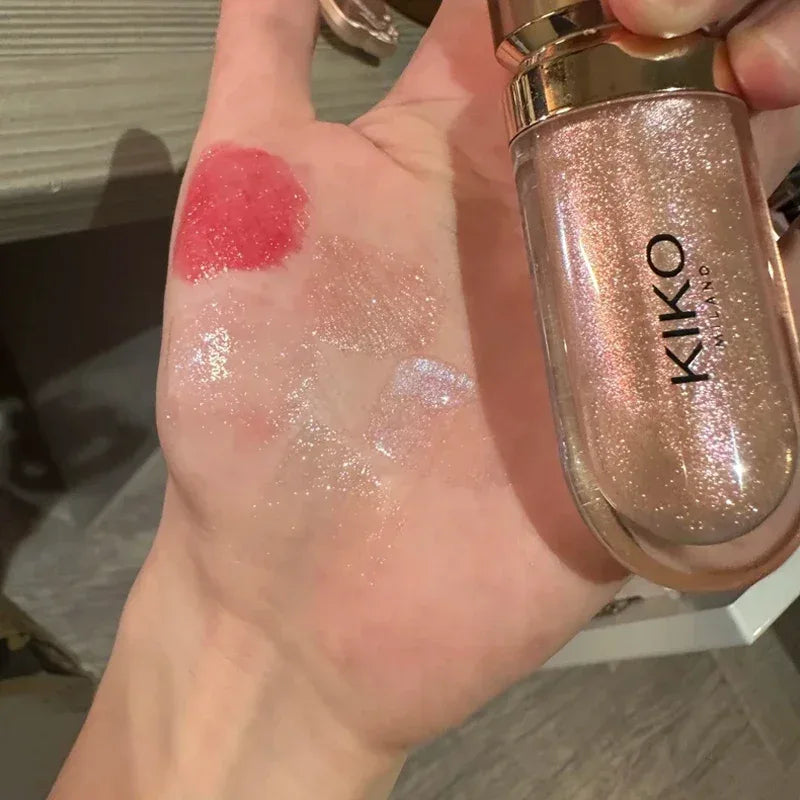 Hot Sales 3D Liquid Lip Glaze Transparent Lip Mirror Lipstick Nourishing Glossy Full Lips Not Fading Milk Tea Bean Paste Makeup - My Vixen Vault