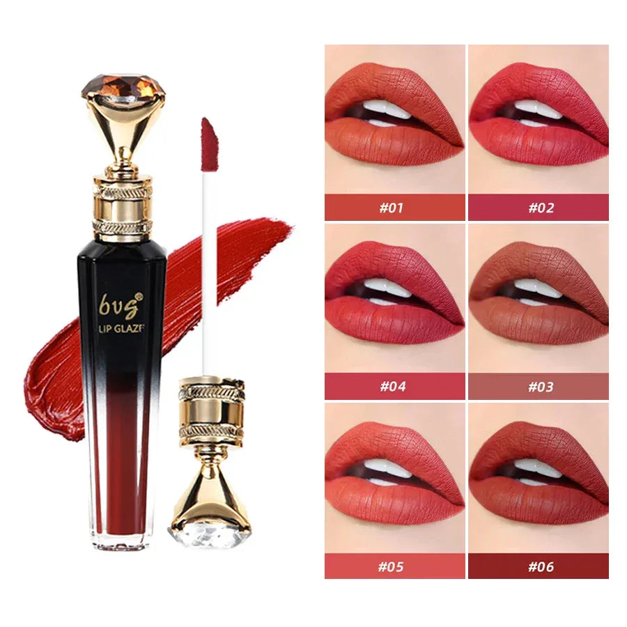 Lip Gloss Durable Moisturizing Waterproof Non-fading Non-stick Cup Color Durable Velvet Matte Lip Gloss Cosmetics For Women - My Vixen Vault