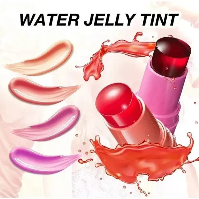 3-in-1 Milk Jelly Tint Facial Blusher Wand Moisturized Long Lasting Matte Rouge Cheek Contour Lipstick Sticker Beauty Makeup - My Vixen Vault