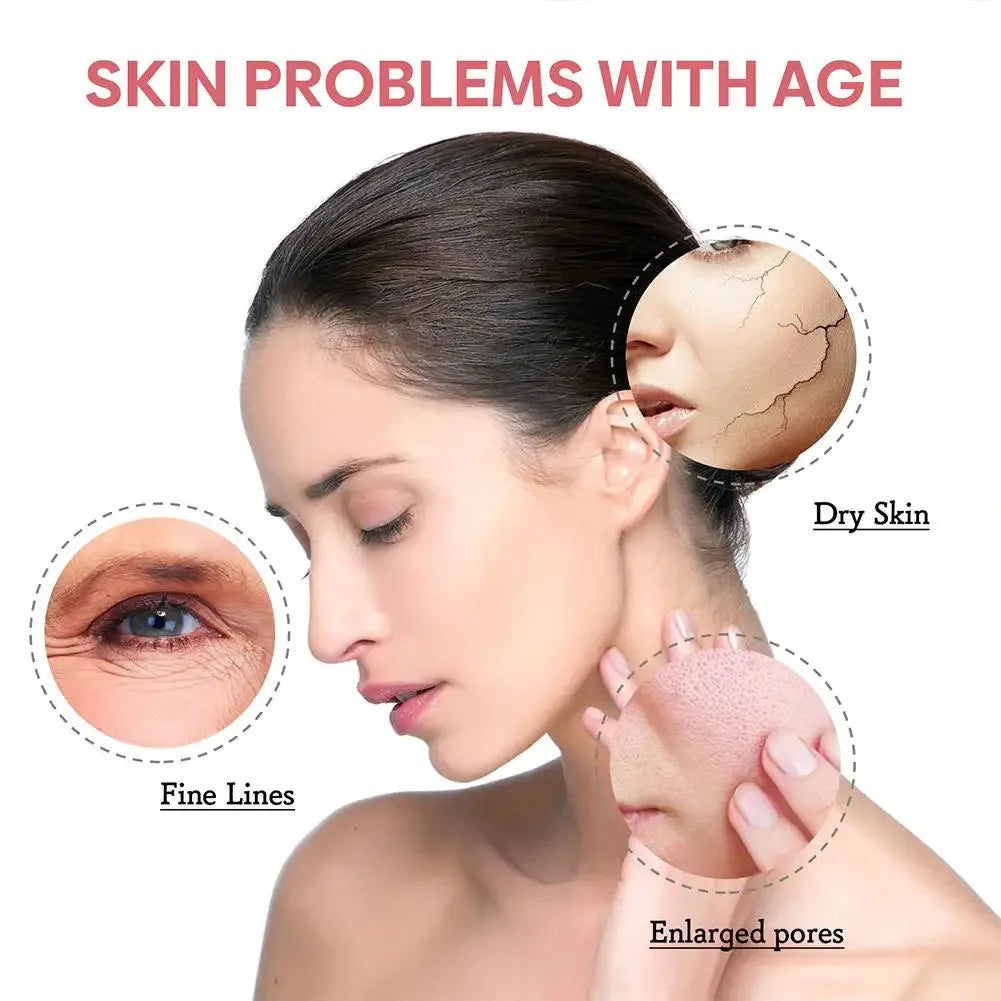 5 In 1 Fade fine lines Firming Face Serum Moisturizing brightning Vitamin C Hyaluronic Acid Facial Serum Shrink Pores Skin Care - My Vixen Vault