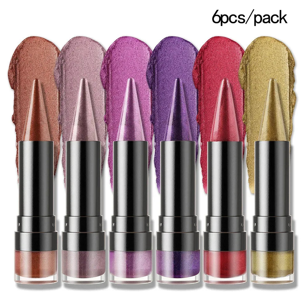 YOUNG VISION Six-Shade Matte Pearl Shimmer Dual-Effect Lipstick Waterproof, Non-Transfer Lipstick Cosmetics - My Vixen Vault