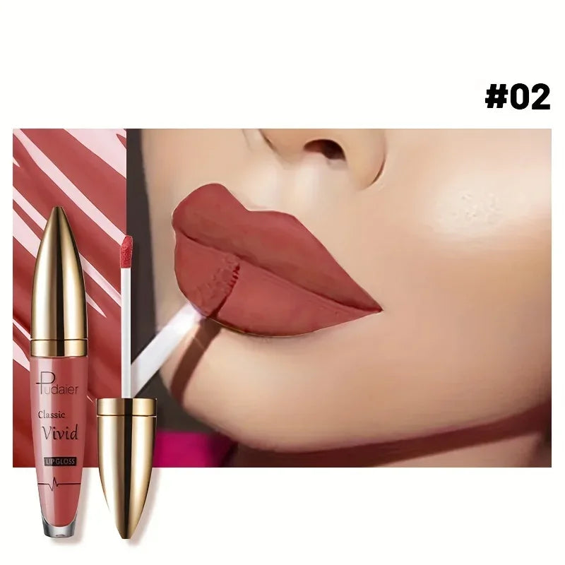 High Pigmented Matte Lip Glaze - Long-Lasting, Smudge Proof, Liquid Lipstick Makeup Valentine's Day Gifts, Women's Day Gift - My Vixen Vault