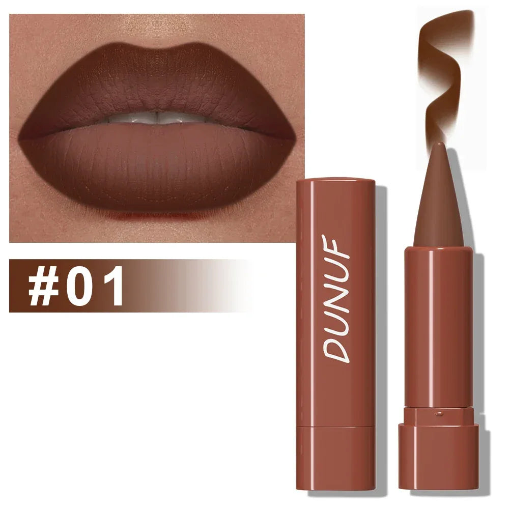Gradient Lip Liner Pen with Matte Velvet Finish Smooth Application Lipstick for Defined and Elegant Lips - My Vixen Vault