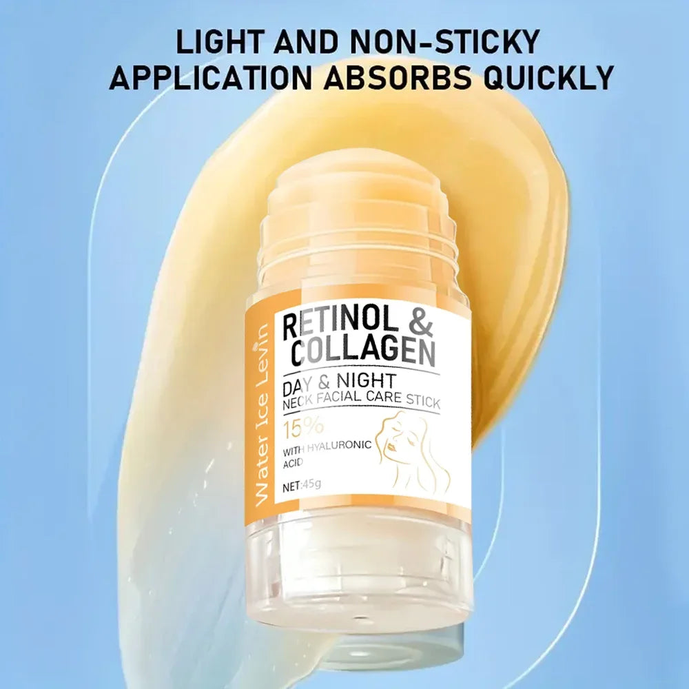 45g Retinol and Collagen Day and Night Neck Cream Facial Stick, Hydrating, Moisturizing, Non-Greasy, Easy to Absorb, Mild and Non-Irritating, Deep Absorption! - My Vixen Vault