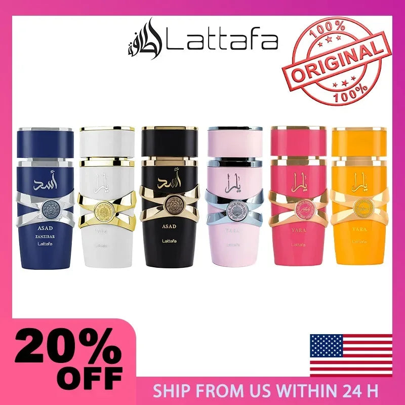 Lattafa Yara Perfume Women Eau De Parfum Original Arab Perfumes Lasting Fragrance Light Fragrance Long-lasting best gift - My Vixen Vault