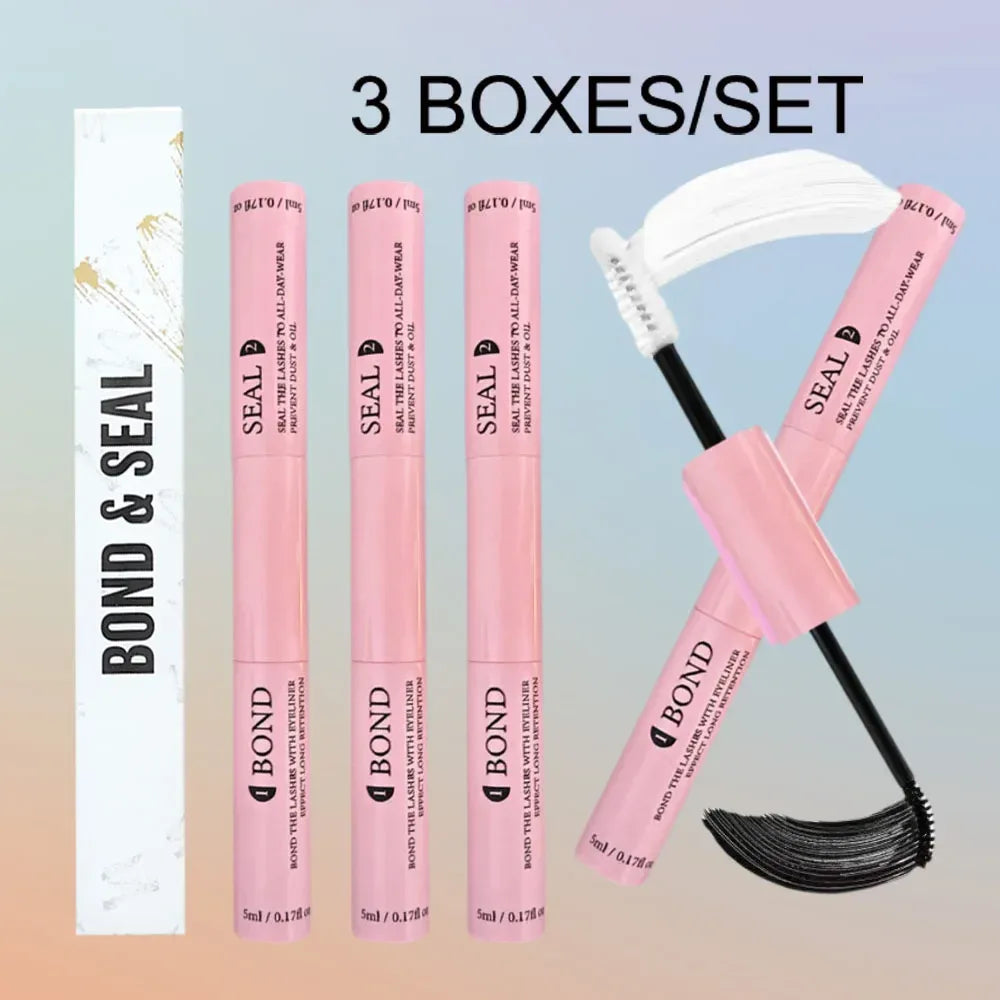 Lash Bond and Seal 10ml Individual Lashes Glue and Seal Super Strong Hold Lash Extension and Lash Glue Remover 5ml Tweezers Kit - My Vixen Vault