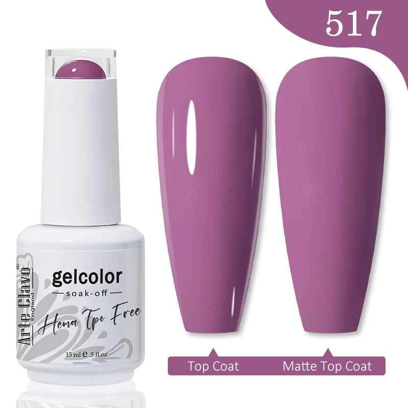 Arte Clavo Hema Free TPO Free UV Gel Nail Polish Semi-Permanent Nail Art Manicure Soak off Nail Varnish Nail Supplies