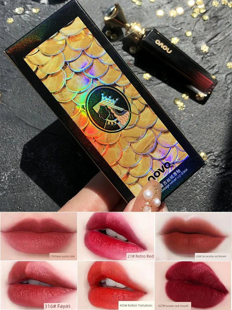 Novo Velvet Matte Diamond White Student Lip Lacquer - My Vixen Vault