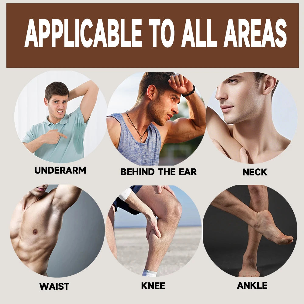 Men Sandalwood Deodorant Stick Anti Sweating Keep Drying Lasting Fragrance Remove Armpit Odor Underarm Refresh Sticks 40g 1/3set - Beauty Collection Studio