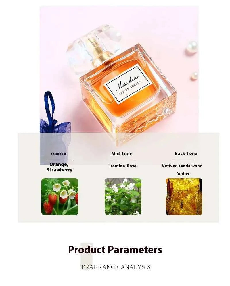 Brand Perfume Musk Women Perfume Spray Flirting Pheromone Long Lasting Jasmine Fruity Light Fragrance Seductive Romance Gift.