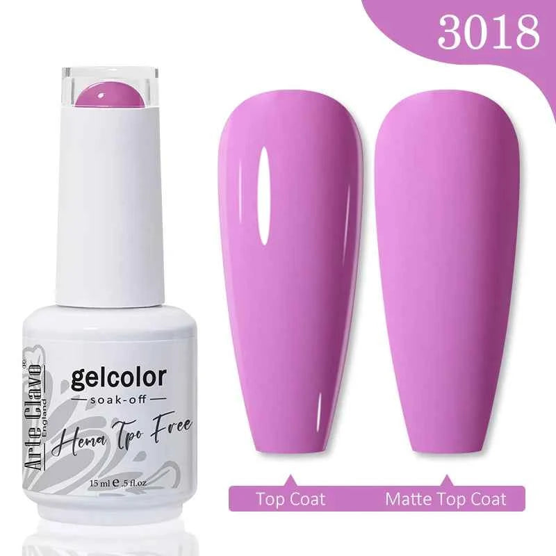 Arte Clavo Hema Free TPO Free UV Gel Nail Polish Semi-Permanent Nail Art Manicure Soak off Nail Varnish Nail Supplies