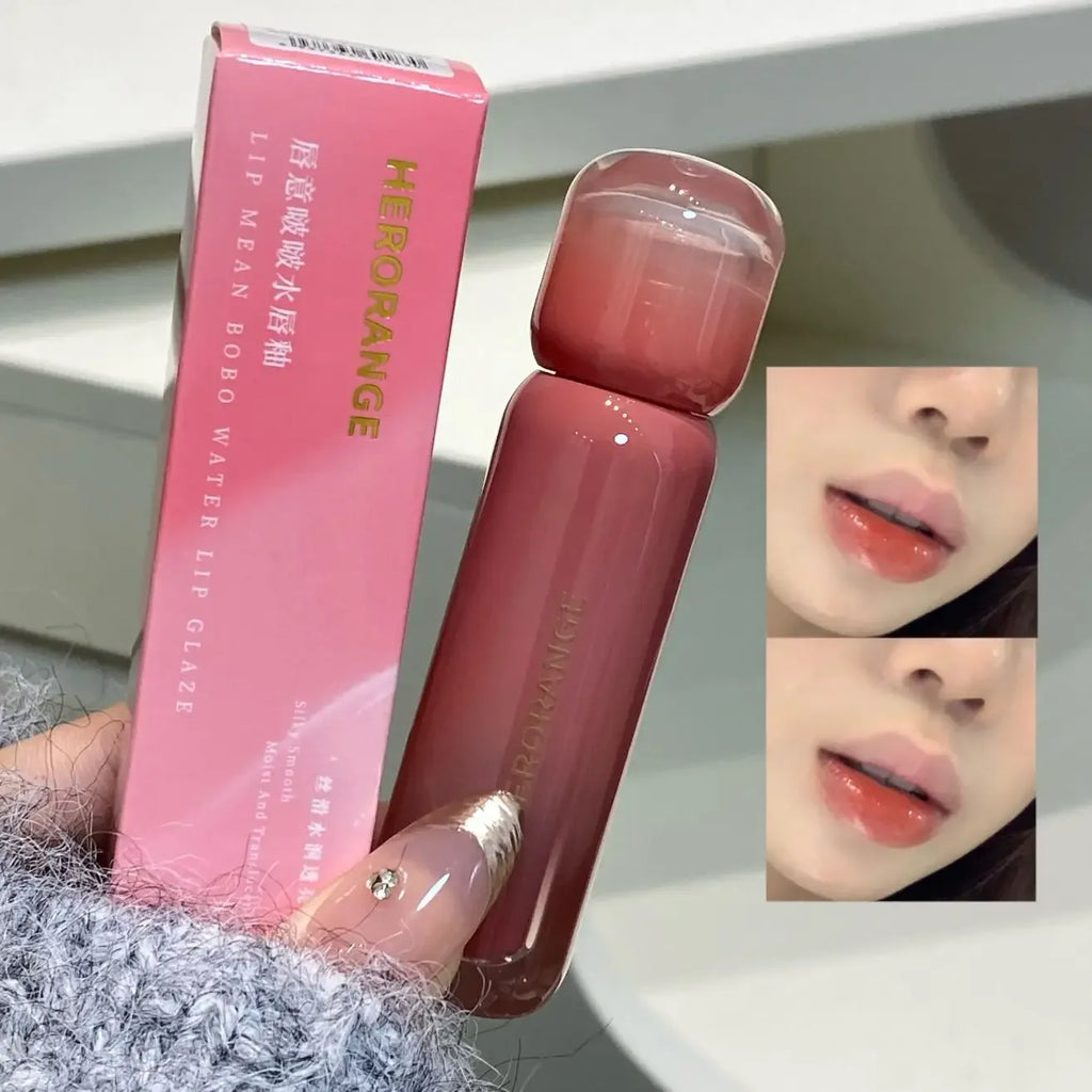 Smoked Grape Purple Red Lip Glaze Mirror Water Lip Gloss Moisturizing Liquid Lipstick Clear Tint Makeup Korean Women Cosmetics - My Vixen Vault