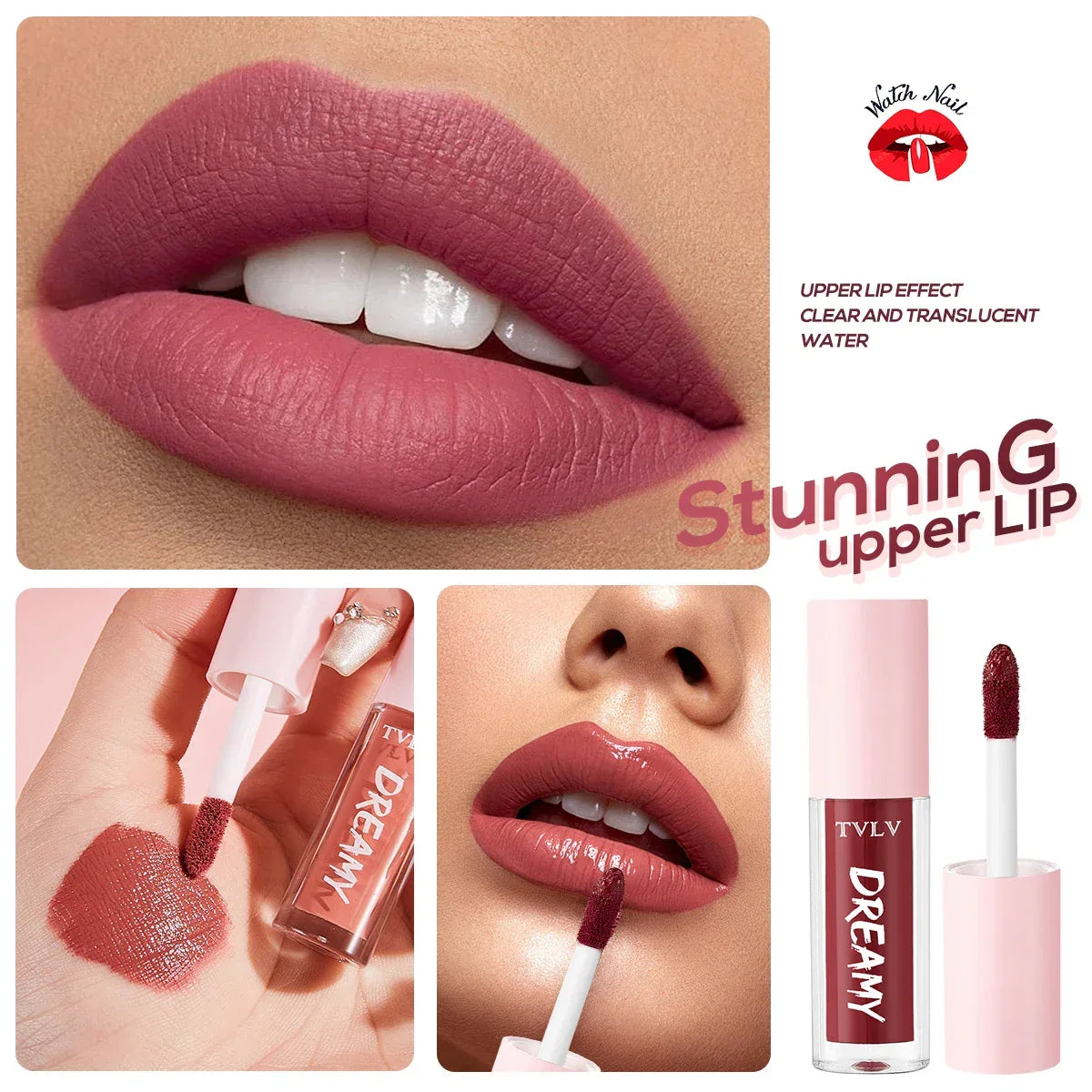 10 Pieces/Set Lip Gloss Velvet Lipstick: Waterproof and Long-Lasting Lip Gloss Women's Moisturizing Lipstick Set Christmas...