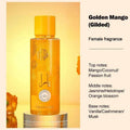 Quicksand Body Mist With Rose & Fruity Scent, Gilded Shimmering Body Spray Lasting Fragrance Moisturizing Skin Perfume For Women