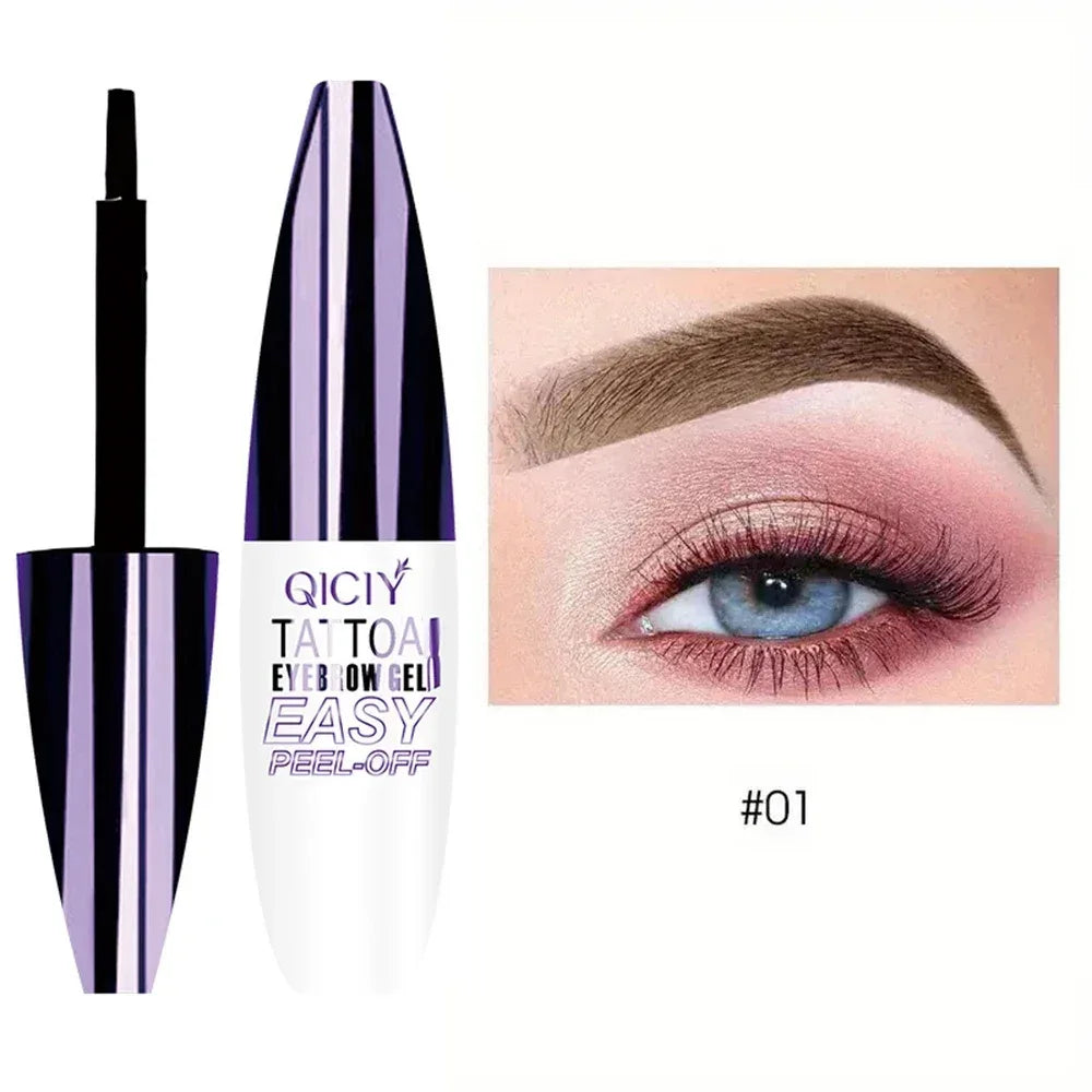 Lasting 3 Days Tattoo Easy Peel Off Eyebrow Gel Cream Types Long-Lasting Smudge-Proof Sweat Resistant Waterproof Cosmetics - My Vixen Vault