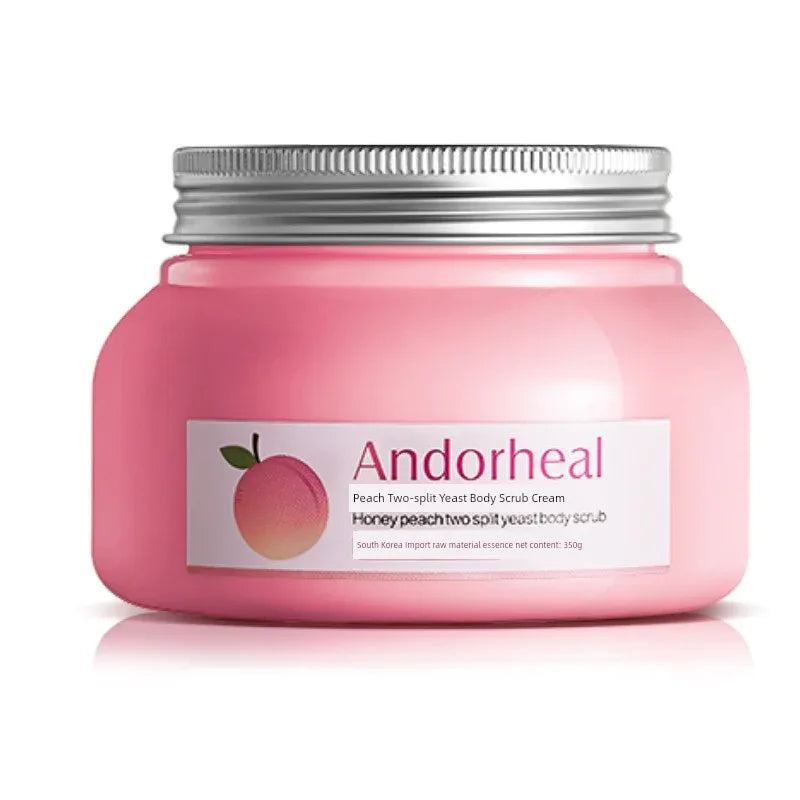 Peach Split Yeast Body Scrub Cream Tender White Body Softening Cutin Deep Cleansing Exfoliating Skin Genuine Goods Female - My Vixen Vault