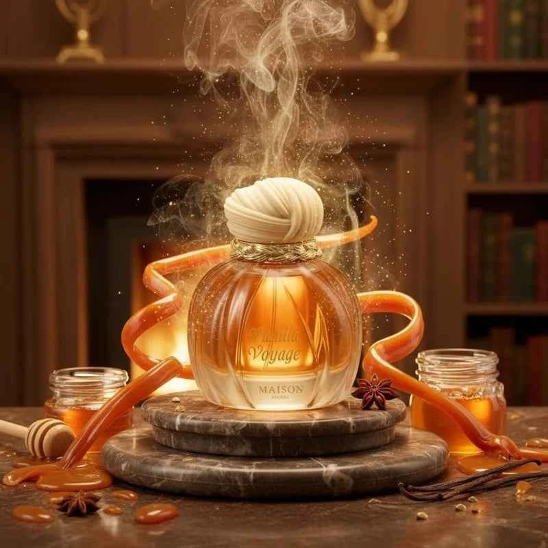 100ml Unisex Oriental Perfume Long Lasting Sweet Warm Fragrance Luxury Aroma with Caramel Jasmine Honey Amber Vanilla Musk Notes.