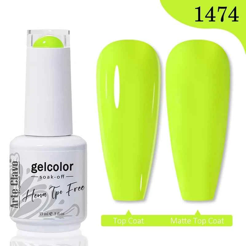 Arte Clavo Hema Free TPO Free UV Gel Nail Polish Semi-Permanent Nail Art Manicure Soak off Nail Varnish Nail Supplies