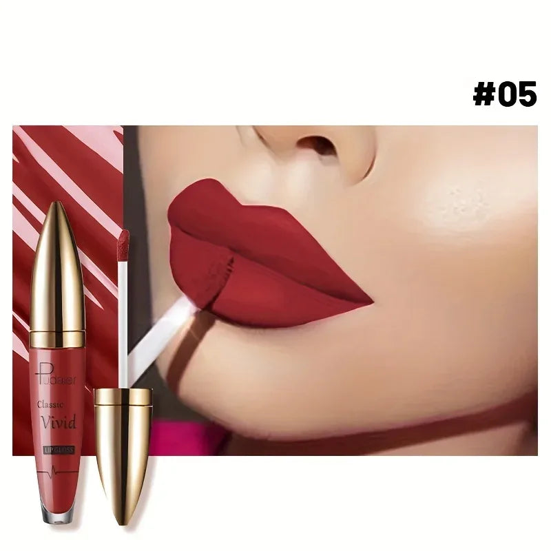 High Pigmented Matte Lip Glaze - Long-Lasting, Smudge Proof, Liquid Lipstick Makeup Valentine's Day Gifts, Women's Day Gift - My Vixen Vault