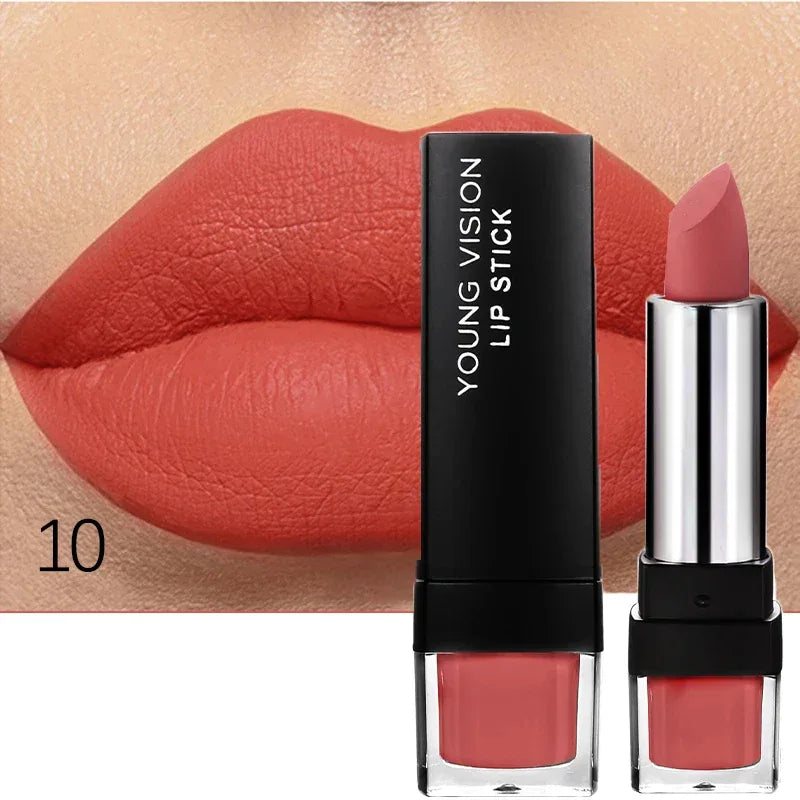 6-Color Matte Lipstick , Non-Fading, Non-Stick Cup Long-Lasting Velvet Finish, Smooth Matte Lip Color Waterproof Smudge-proof - My Vixen Vault
