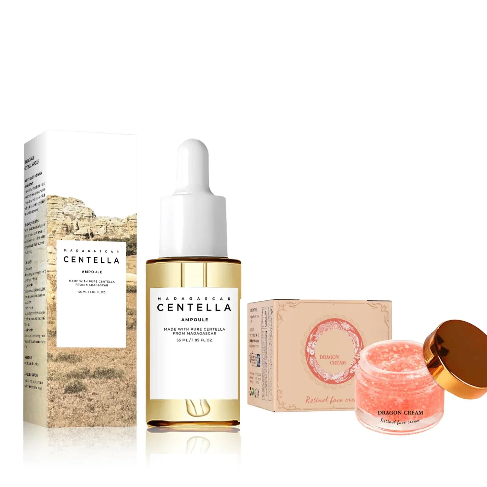 Madagascar Centella Asiatica Serum 55ml - Sensitive skin soothing formula with acne fighting，deep moisturizing benefits for face - My Vixen Vault