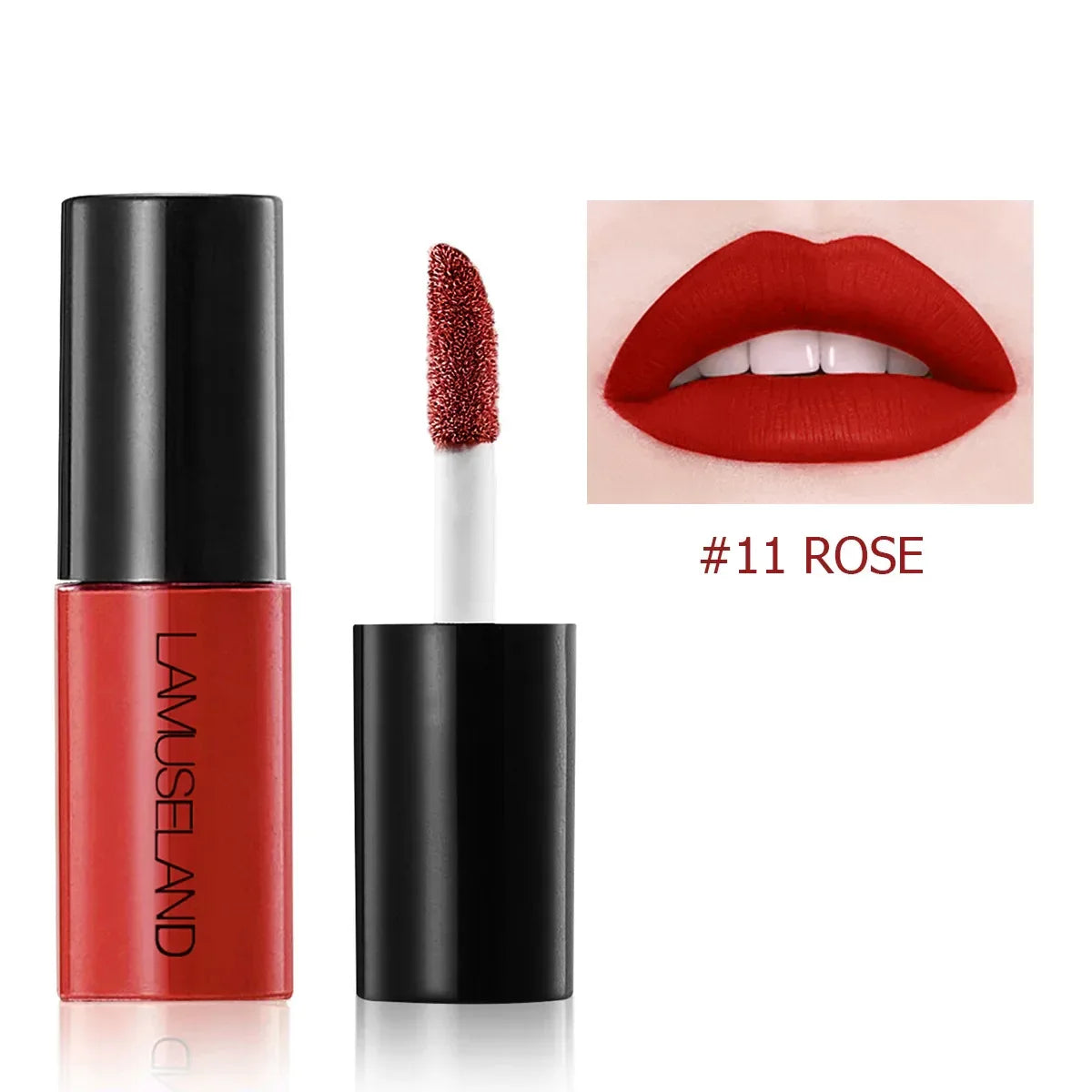 Mini 12 Colors Liquid Lip Gloss Waterproof Non-stick 24 Hours Long Lasting Velvet Matte Lipstick Lip Gloss Cosmetic Makeup Care - My Vixen Vault