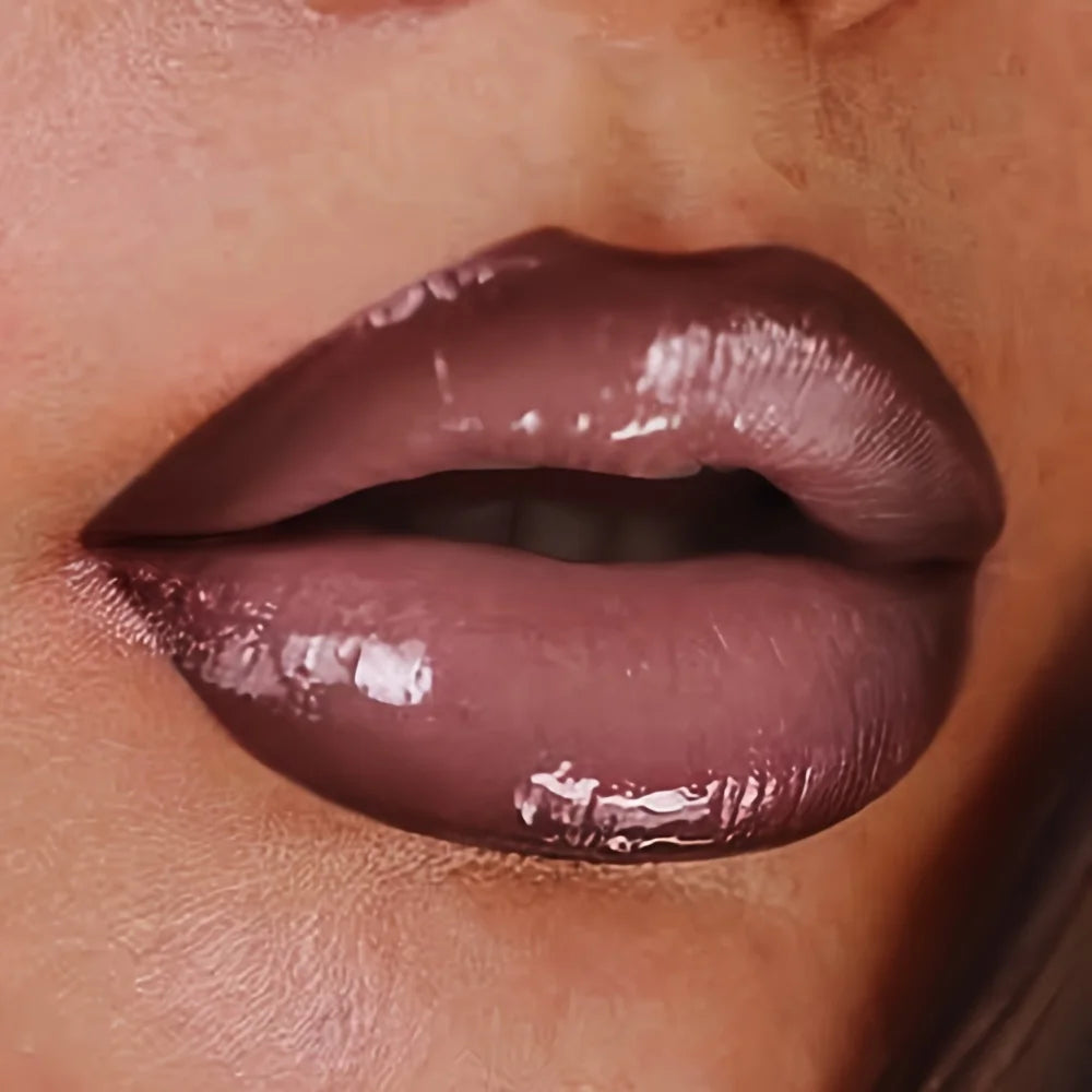 3PCS Glossy Lip Set, Shimmer Lip Gloss + Lip Oil + Lip Liner, Nourishing, Non-Sticky, High Shine, Daily Makeup - Beauty Collection Studio