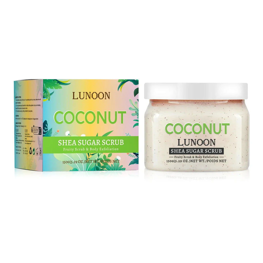 Natural Watermelon Shea Sugar Scrub 150g - Body Exfoliator, Moisturizing, Smooth & Glowing Skin, For Elbows, Knees, Back & Legs - My Vixen Vault