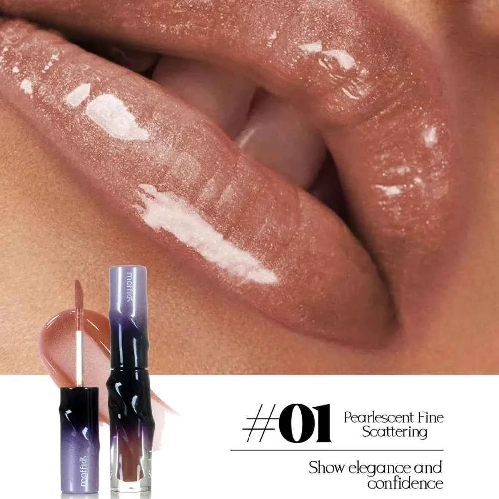 7-Color Mirror Lip Gloss Moisturizing Liquid Lipstick Waterproof Long lasting Gloss Non fading Lip Gloss