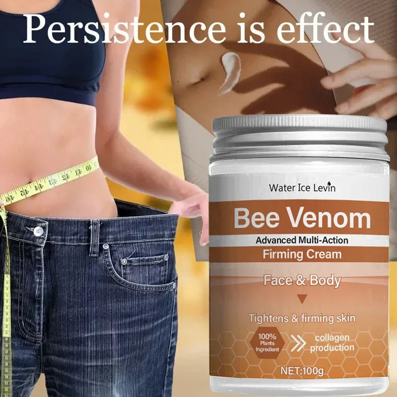 Bee Venom Firming Abdominal Cream - Plant-Based, Moisturizing and Moisturizing Contains Hyaluronic Acid Suitable for All Skin Types, Gentle for Sensitive Skin, Turmeric Skin Care - My Vixen Vault