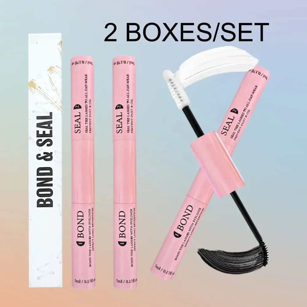 Lash Bond and Seal 10ml Individual Lashes Glue and Seal Super Strong Hold Lash Extension and Lash Glue Remover 5ml Tweezers Kit - My Vixen Vault