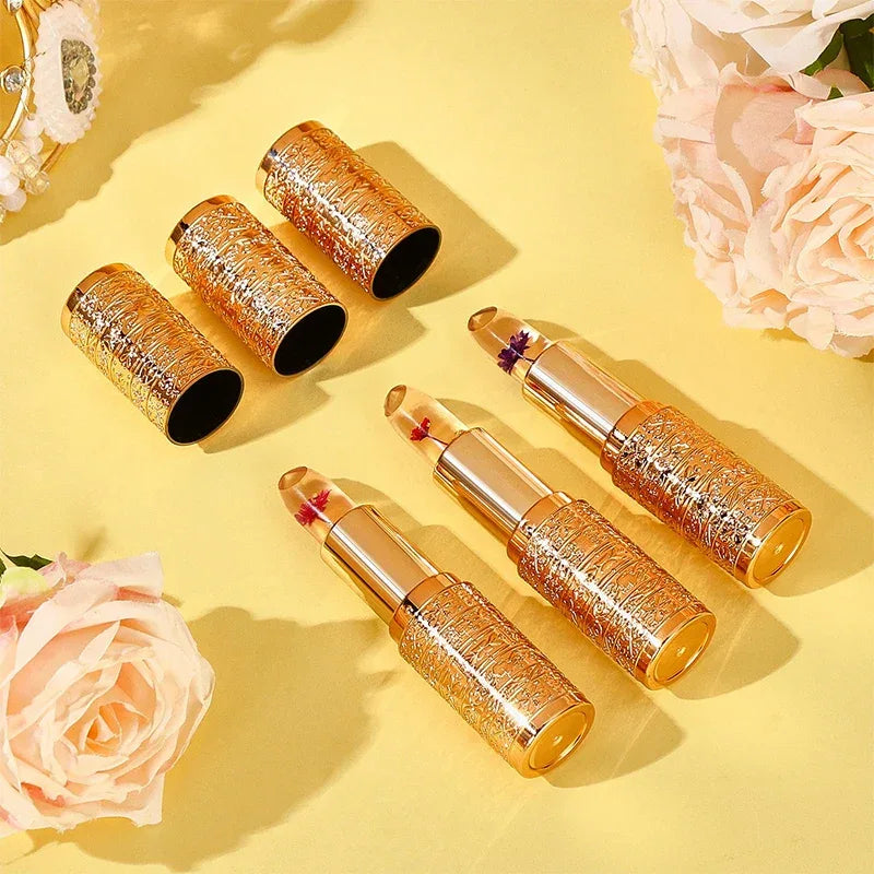 Crystal Color-changing Petal Lipstick for Women Moisturizes long-lasting and non-sticky cup lip balm - My Vixen Vault