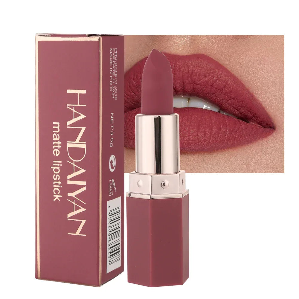 6-Color Matte Lipstick , Non-Fading, Non-Stick Cup Long-Lasting Velvet Finish, Smooth Matte Lip Color Waterproof Smudge-proof - My Vixen Vault