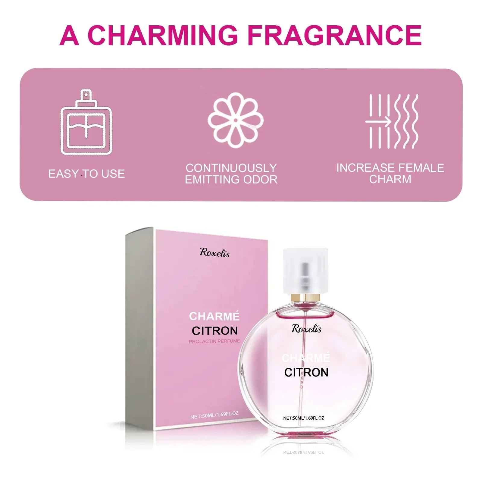 Women's Perfume - Elegant Charming Floral Scent Long Lasting Fresh Mild Non-Irritating, Subtle Fragrance for Dating & Daily Wear - My Vixen Vault