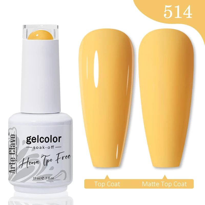 Arte Clavo Hema Free TPO Free UV Gel Nail Polish Semi-Permanent Nail Art Manicure Soak off Nail Varnish Nail Supplies - Beauty Collection Studio