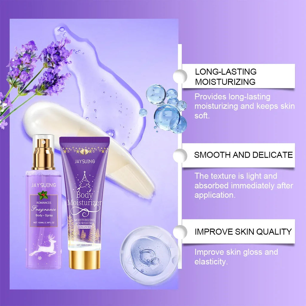 Perfume Gift Set Christmas Plant Floral Scent Pheromone Lasting Fragrance Body Spray Lotion Refresh Dating Charm Eau De Parfum.