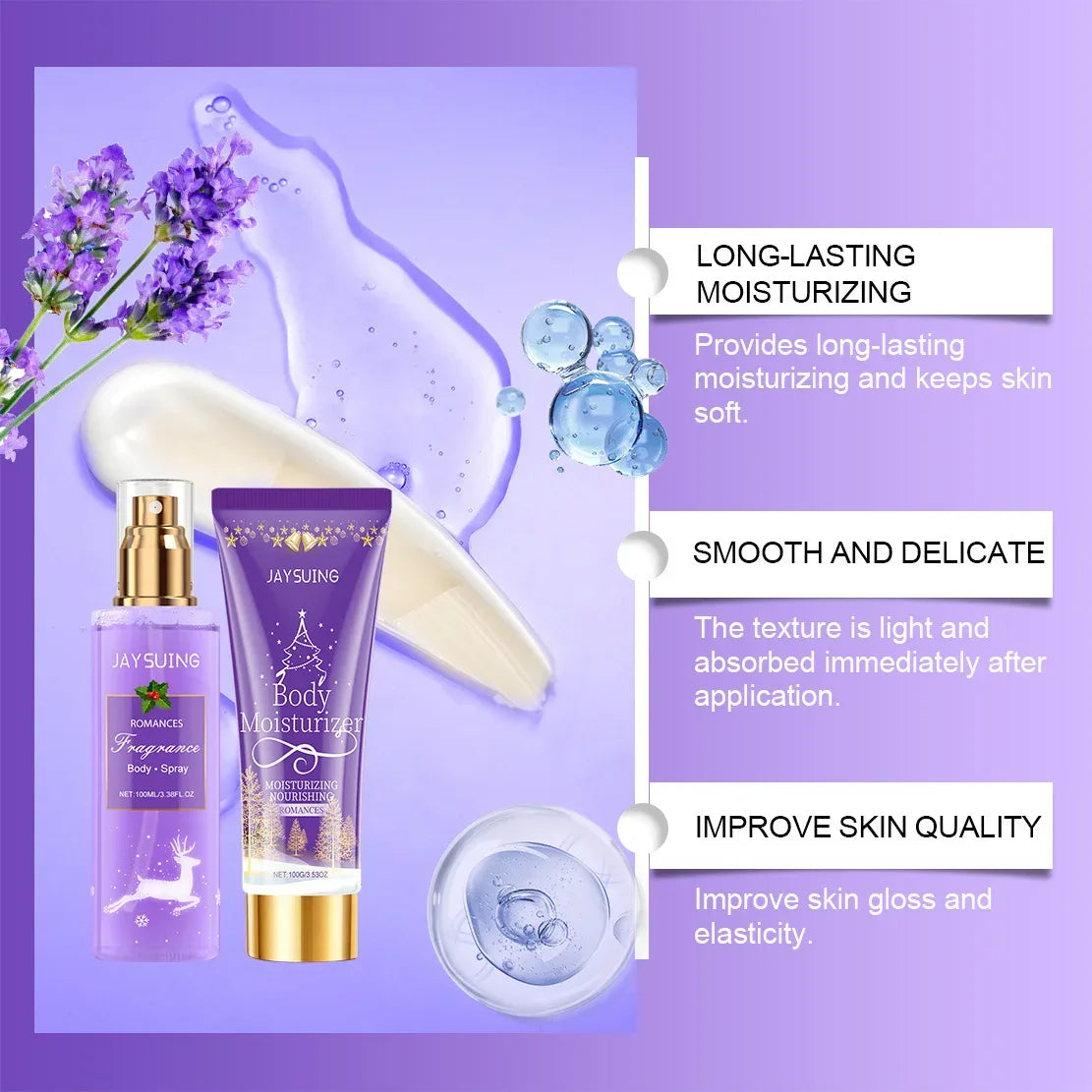 Perfume Gift Set Christmas Plant Floral Scent Pheromone Lasting Fragrance Body Spray Lotion Refresh Dating Charm Eau De Pa...