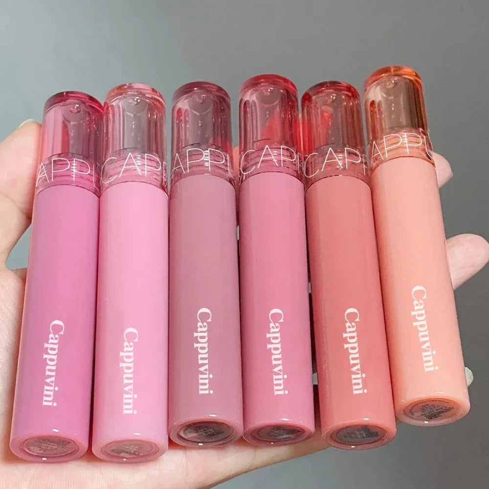 Mirror Jelly Lip Glaze 6 Colors Water-light Lip Gloss Long Lasting Waterproof Moisturising Glossy Red Lip Tint Makeup Cosmetics - My Vixen Vault