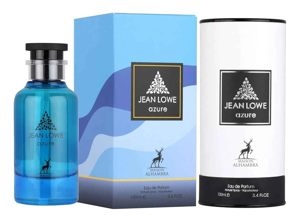 3.4 oz EDP Spray Jean Lowe - Azure by Maison Alhambra for Unisex Eau de Parfum Perfume  Long Lasting Perfume Holiday Gifts