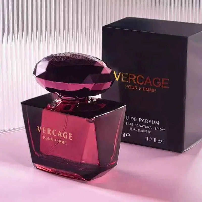 50ML Osmanthus Peony and Pomegranate Fragrance Perfume for Women Crystal Diamond Series Light and Elegant Scent Parfum.