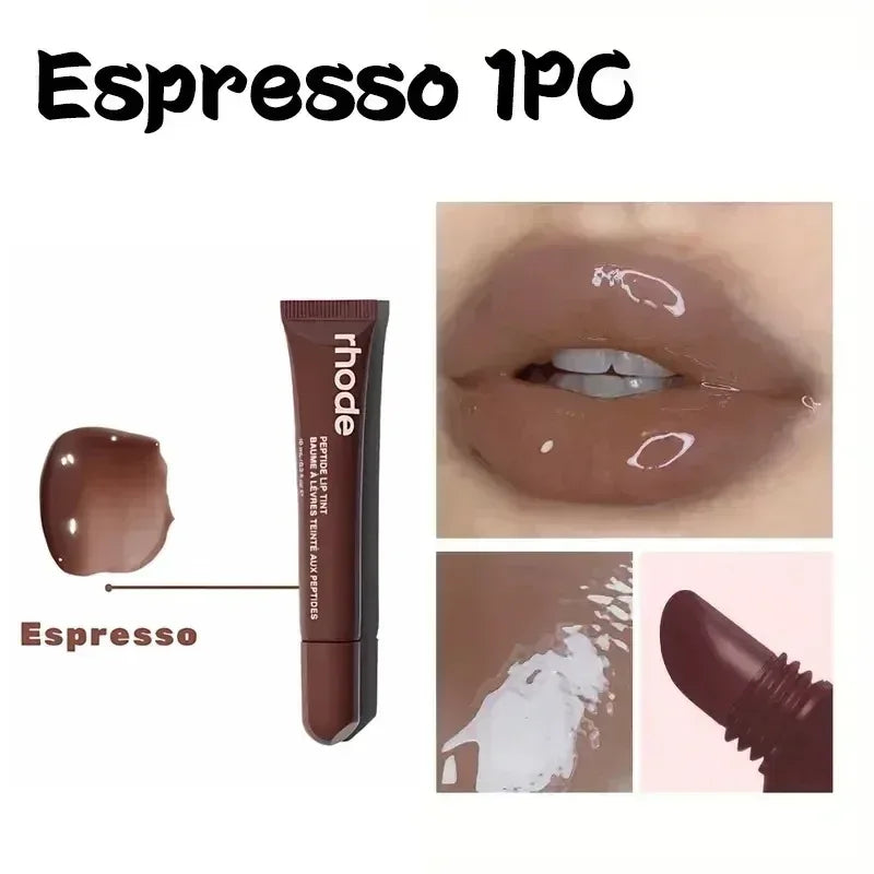 New Lip Balm Phone Case Long-lasting Lip Gloss caramel vanilla Grey Tube Cinnamon Roll Liquid Lipstick Toast Espresso Raspberry - My Vixen Vault