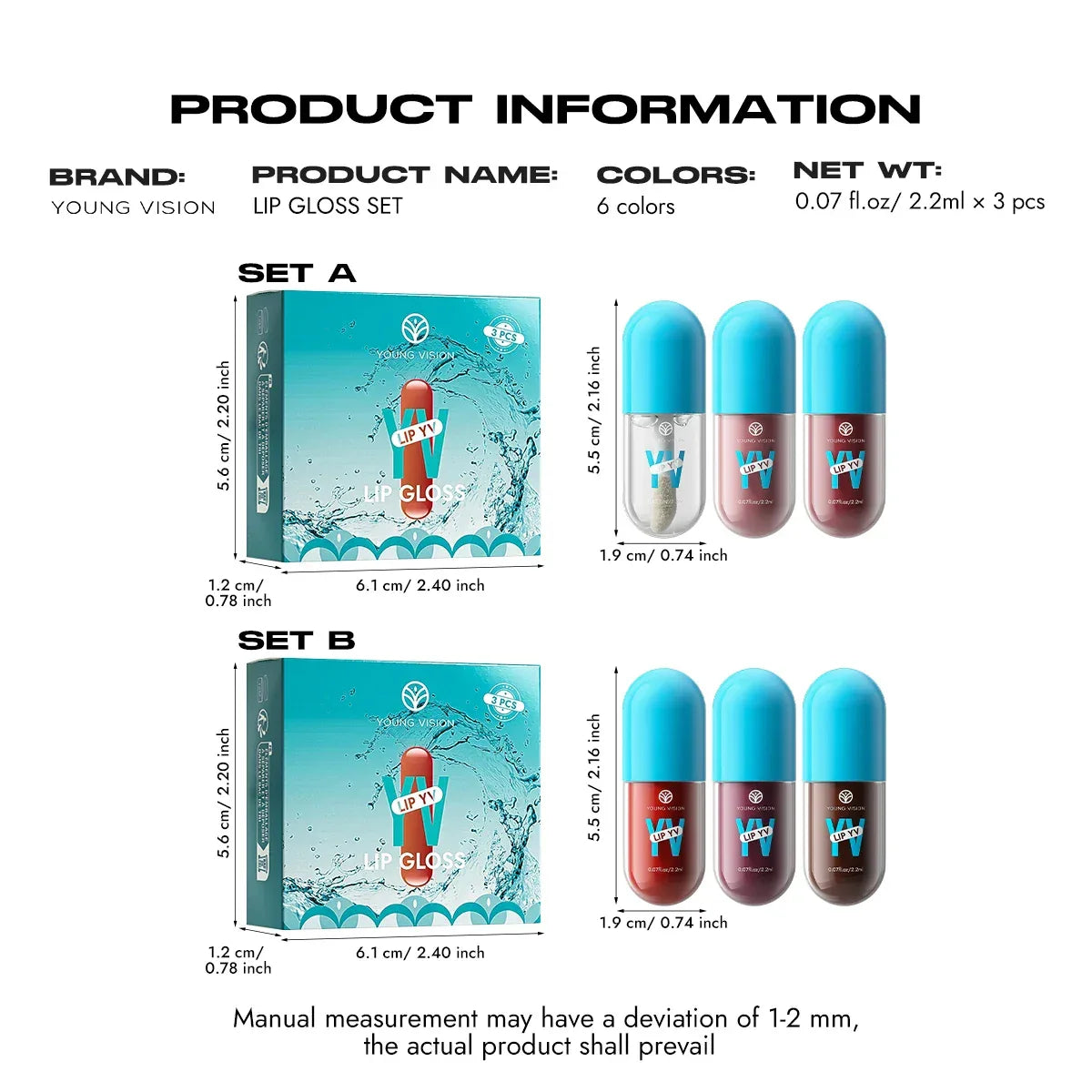 Mini Velvet Matte Lip Gloss Set, 4-Piece Non-Fading, Non-Stick Cup, Long-Lasting Fruit Scented Lip Tint, Smooth and Lightweight - My Vixen Vault