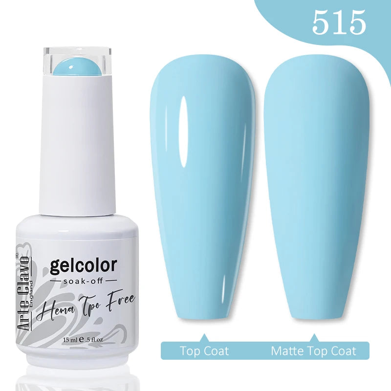 Arte Clavo Hema Free TPO Free UV Gel Nail Polish Semi-Permanent Nail Art Manicure Soak off Nail Varnish Nail Supplies - Beauty Collection Studio